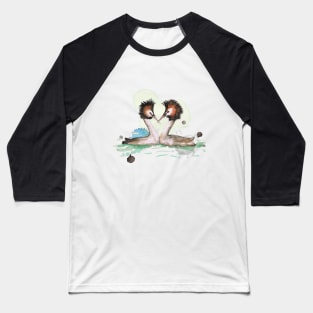 Two great crested grebes Baseball T-Shirt